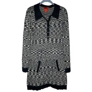 Missoni sweater dress black gray space dye women’s size medium target line